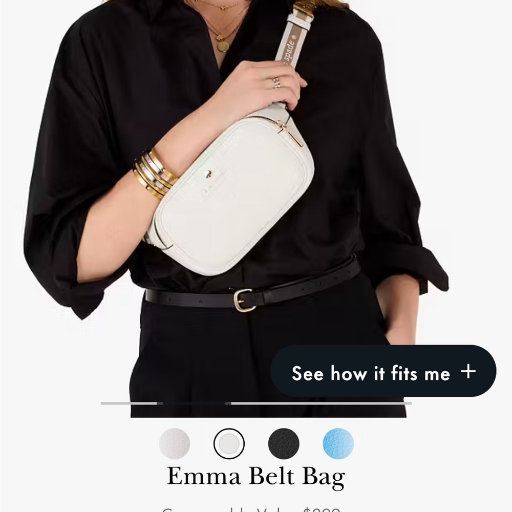 BNWOT Kate Spade Ivory Crossbody Bag